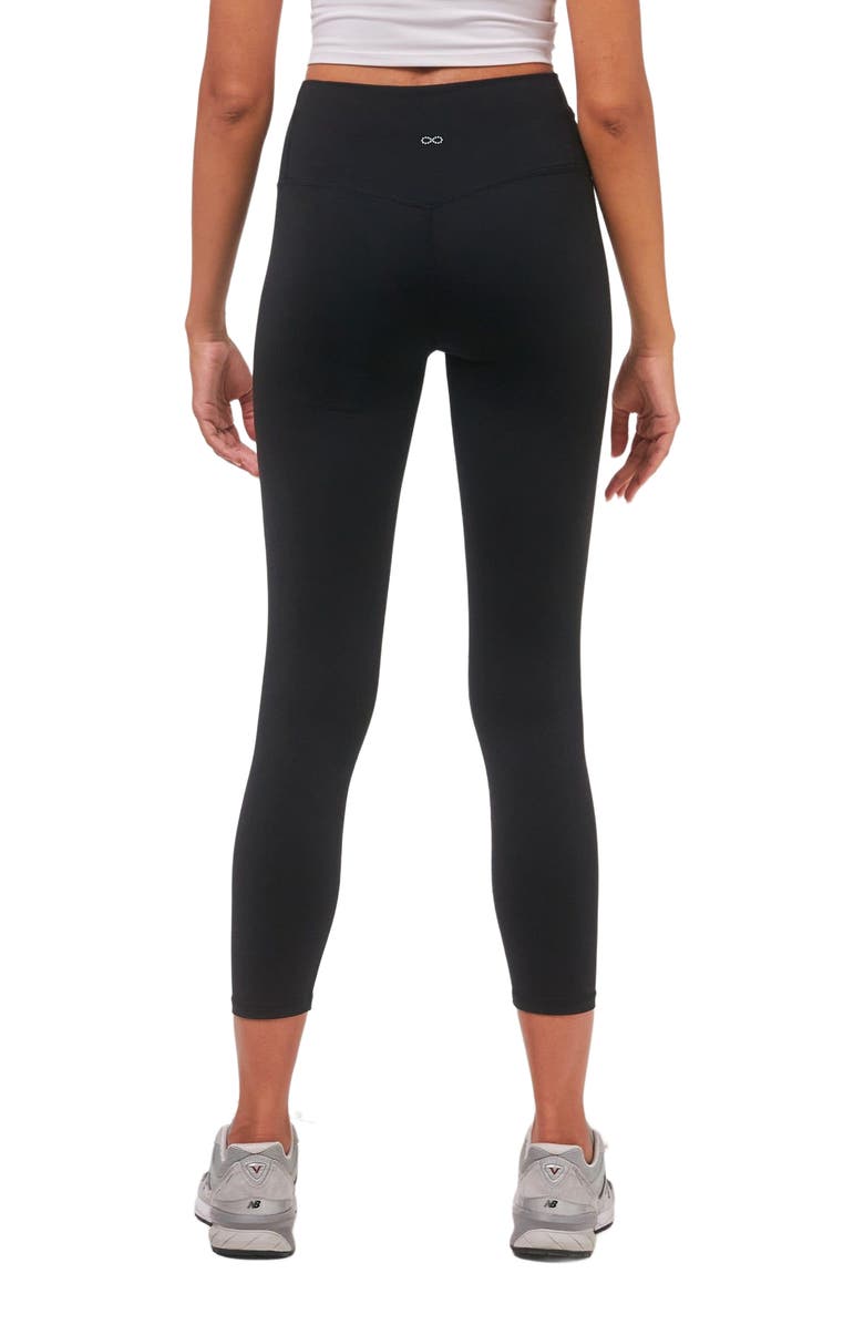 Rebody Active Hybrid Cloudlux Leggings 25" High Waist, Alternate, color, Metropolis Black