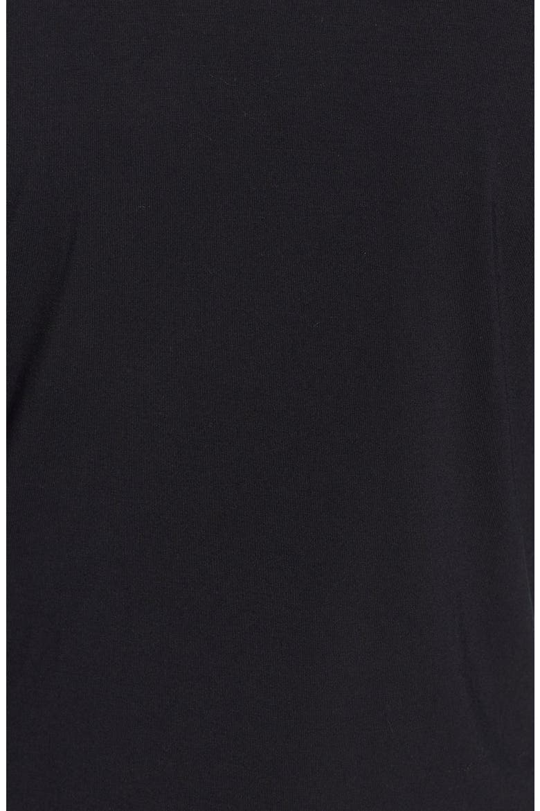 Lace-Up Long Sleeve Top, Alternate, color, BLACK