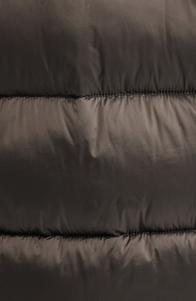 BCBG Missy Nylon Puffer Coat, Alternate, color, Mocha