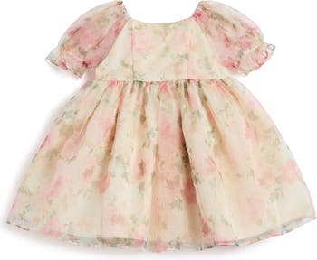 Emilia Floral Print Party Dress & Bloomers