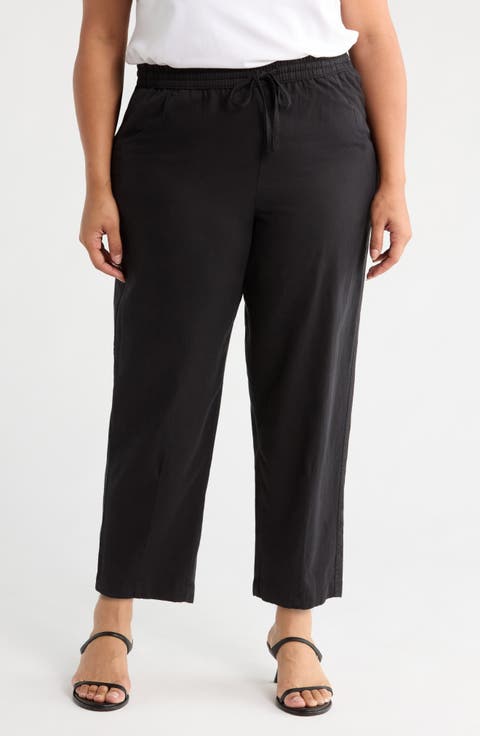 Pull-On Barrel Pants (Plus)