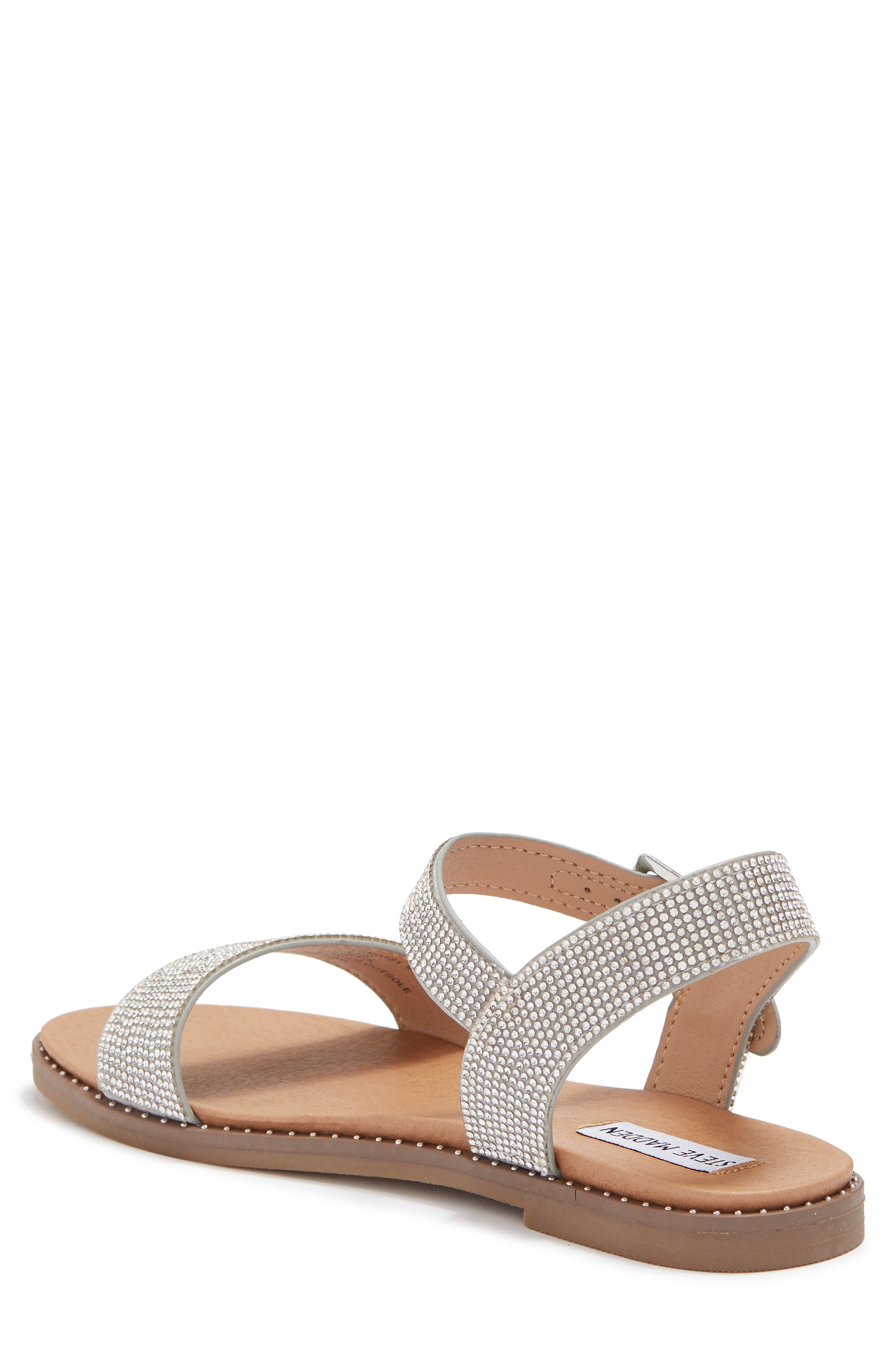 Steve Madden Tesa Rhinestone Embellished Sandal, Alternate, color, 