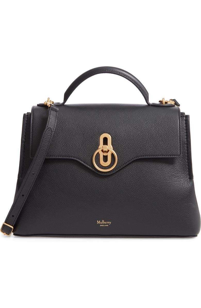Mulberry Small Seaton Leather Top Handle Satchel, Main, color,