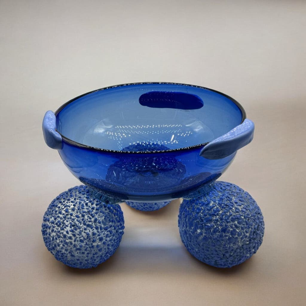 Meso Goods Laguna Large Bowl By Diego Olivero Studio In Blue