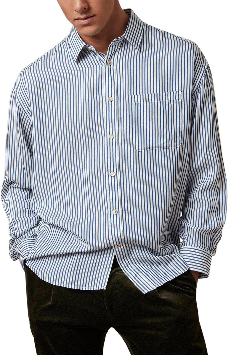 NN07 Deon 5112 Stripe Button-Up Shirt, Main, color,