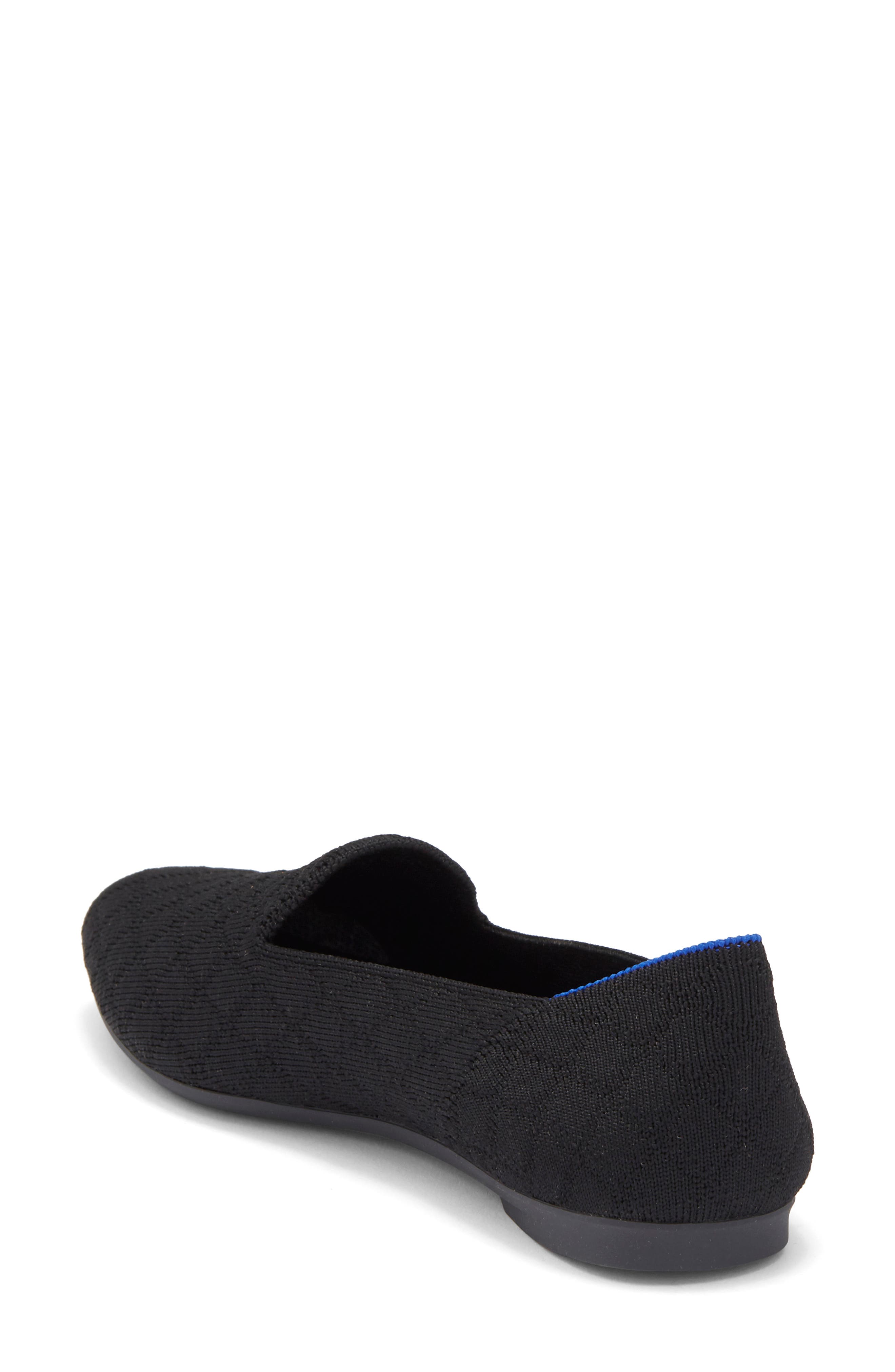 Almond Toe Loafer, Alternate, color, QUILTED BLACK