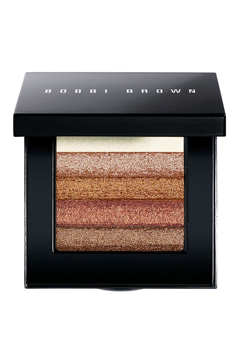 Bronze Shimmer Brick Compact Highlighter, Main, color, NO COLOR