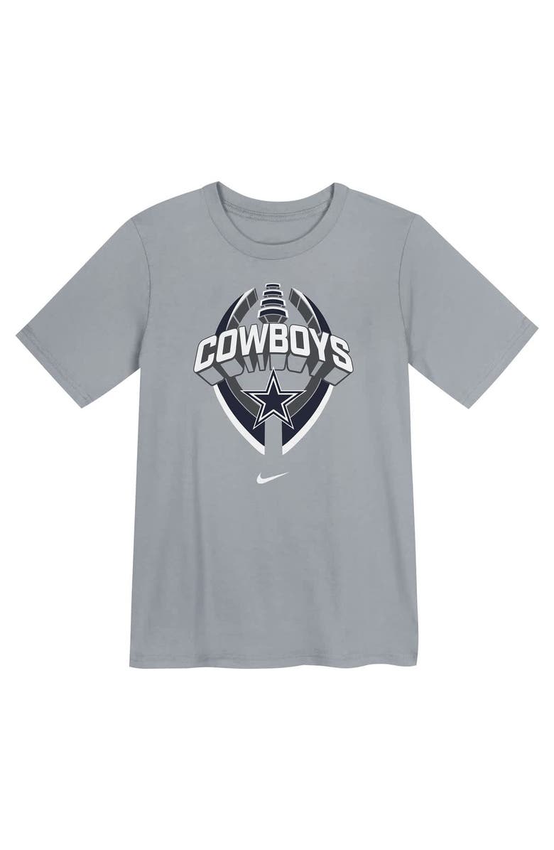 Nike Preschool Nike Gray Dallas Cowboys Icon Legend Performance T-Shirt, Alternate, color, Gray