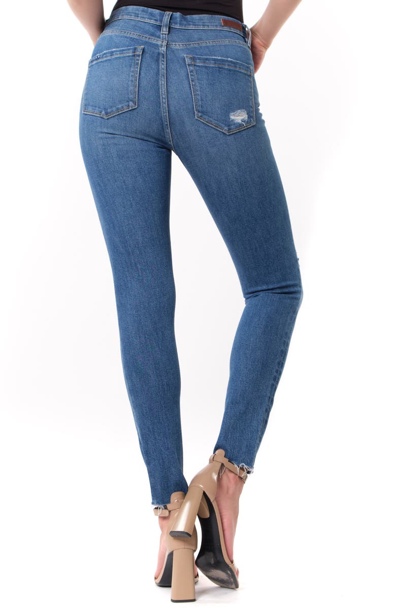 BLANKNYC The Great Jones Ripped Ankle Skinny Jeans, Alternate, color,