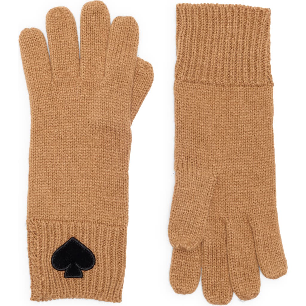 Kate Spade New York Flocked Spade Gloves