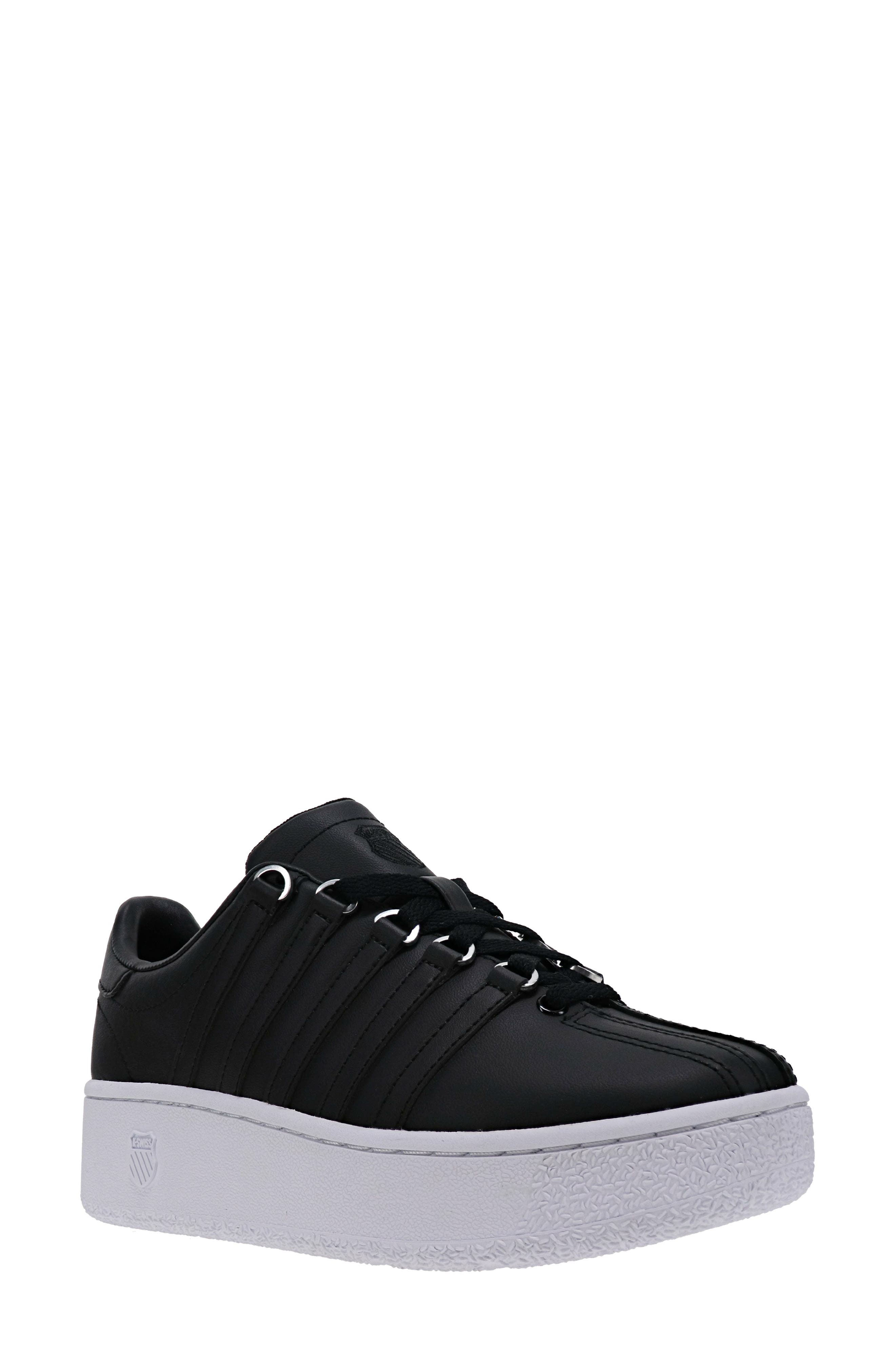 K-Swiss Classic VN Platform Sneaker, Main, color, Black/ Whit