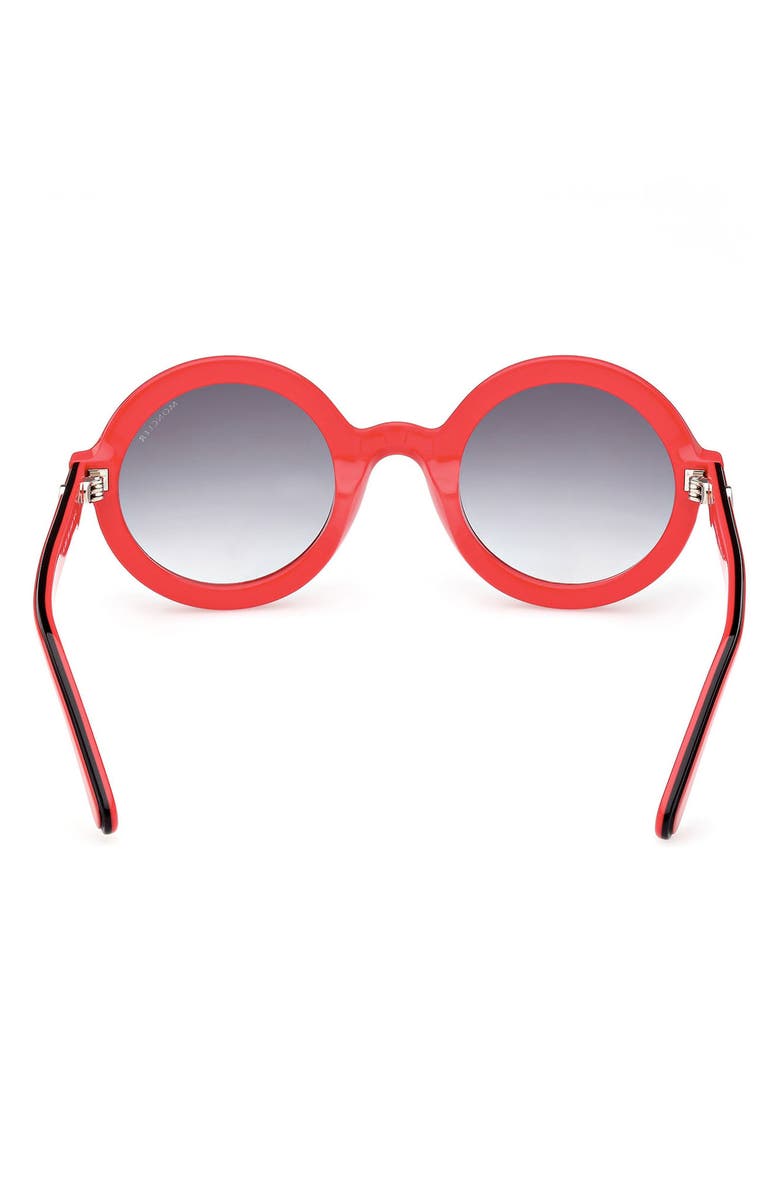 Moncler 50mm Round Sunglasses, Alternate, color, 