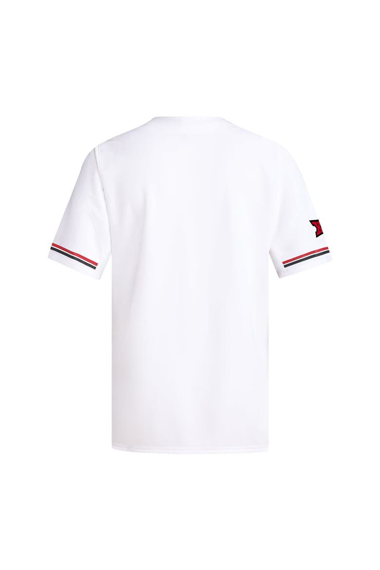 Men's adidas  White Texas Tech Red Raiders Replica Baseball Jersey, Alternate, color, White