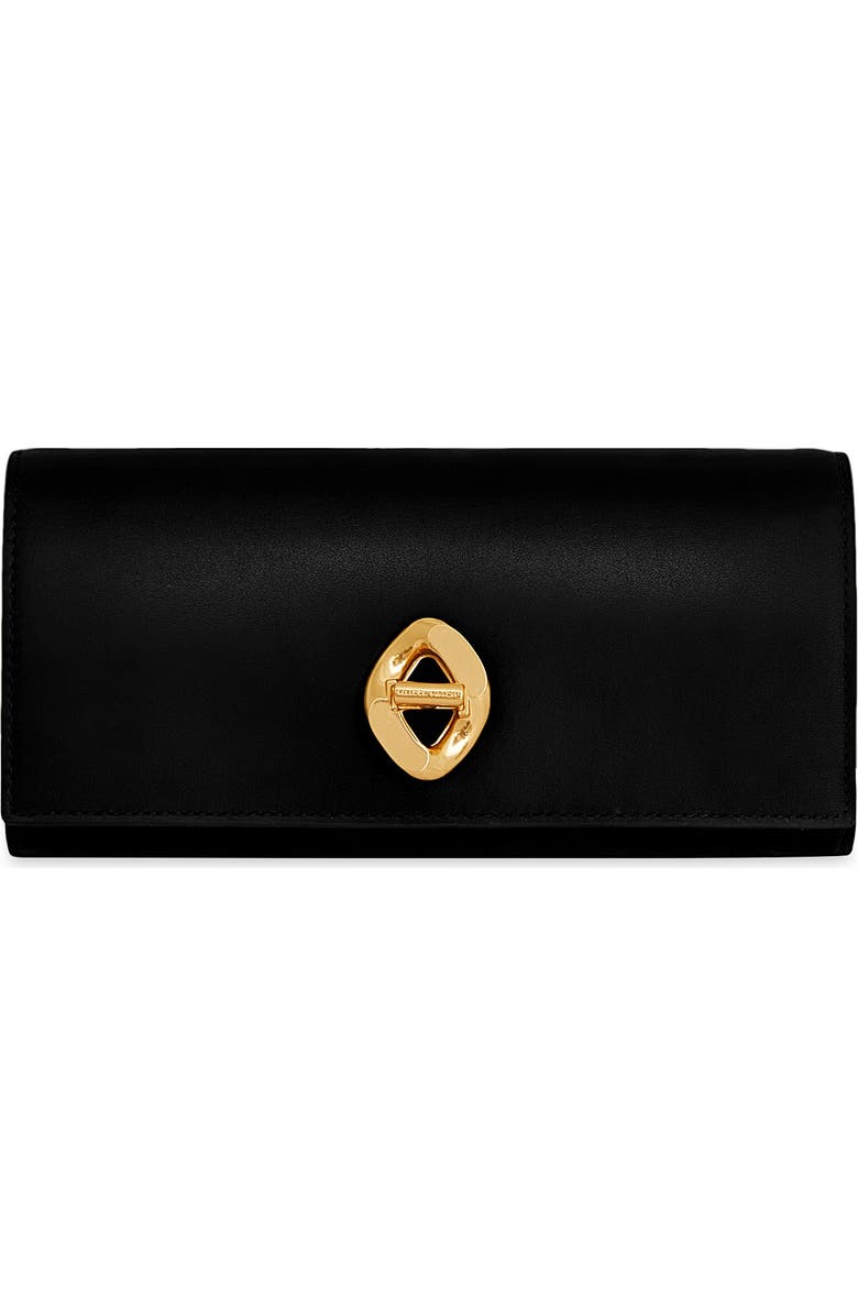 Rebecca Minkoff Chain Strap Crossbody Leather Wallet, Main, color,