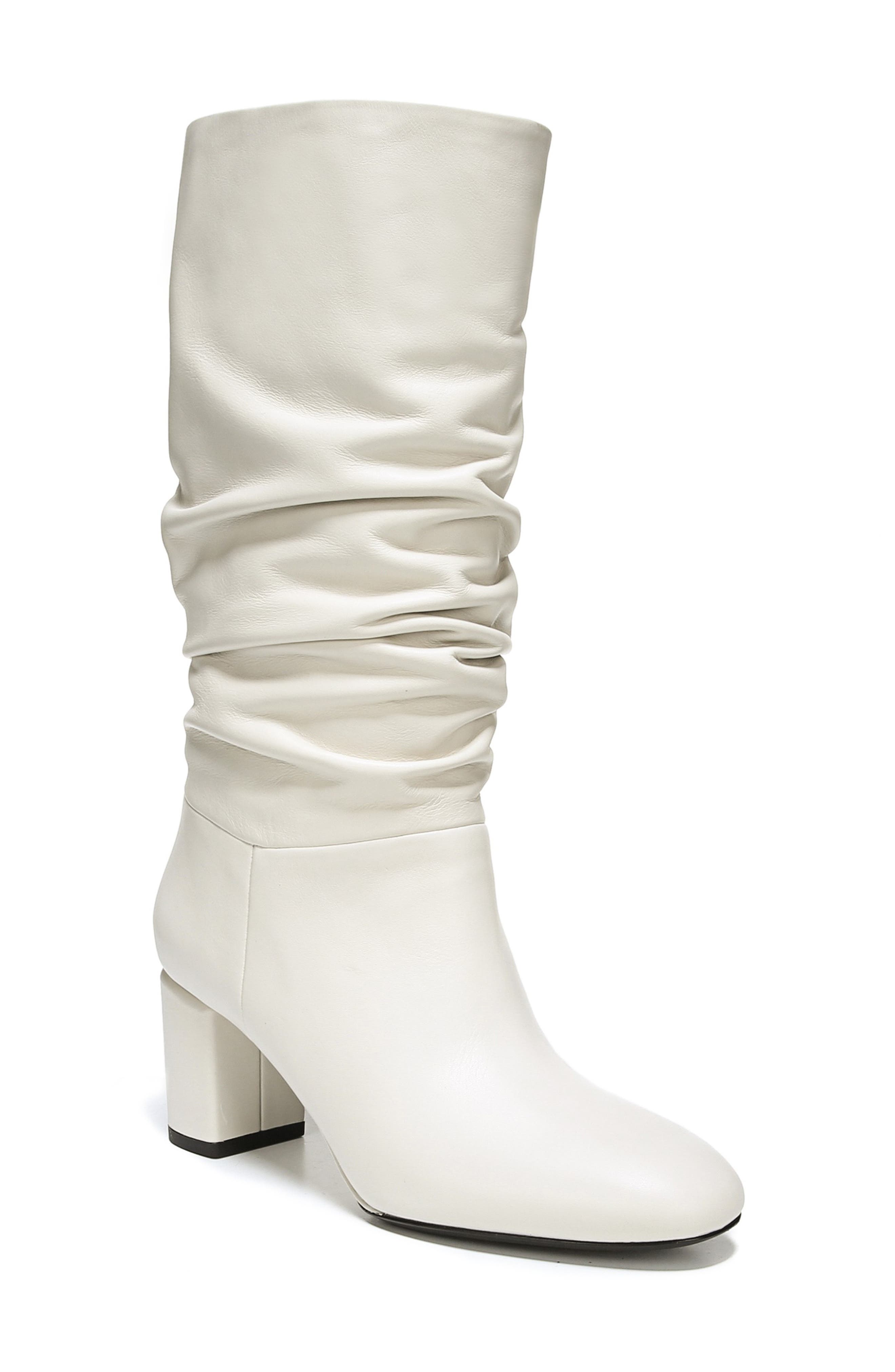 V-Naren Slouchy Boot, Main, color, BONE LEATHER