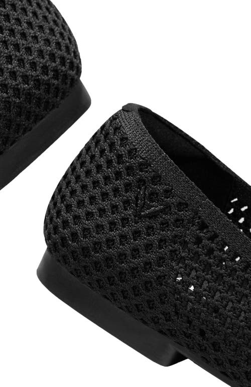Vivaia Square-toe V-cut Flats In Black