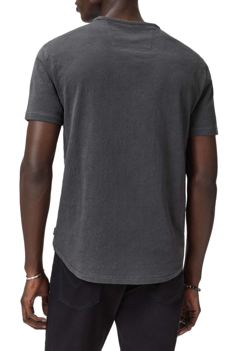 John Varvatos Blaise Wave Organic Cotton T-Shirt, Alternate, color, Iron Grey