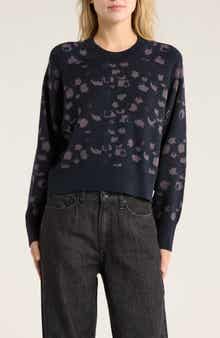 rag & bone Lysa Jacquard Crop Sweater