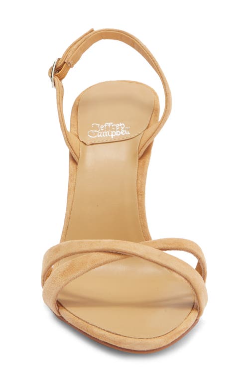 Jeffrey Campbell Marielle Slingback Sandal In Brown