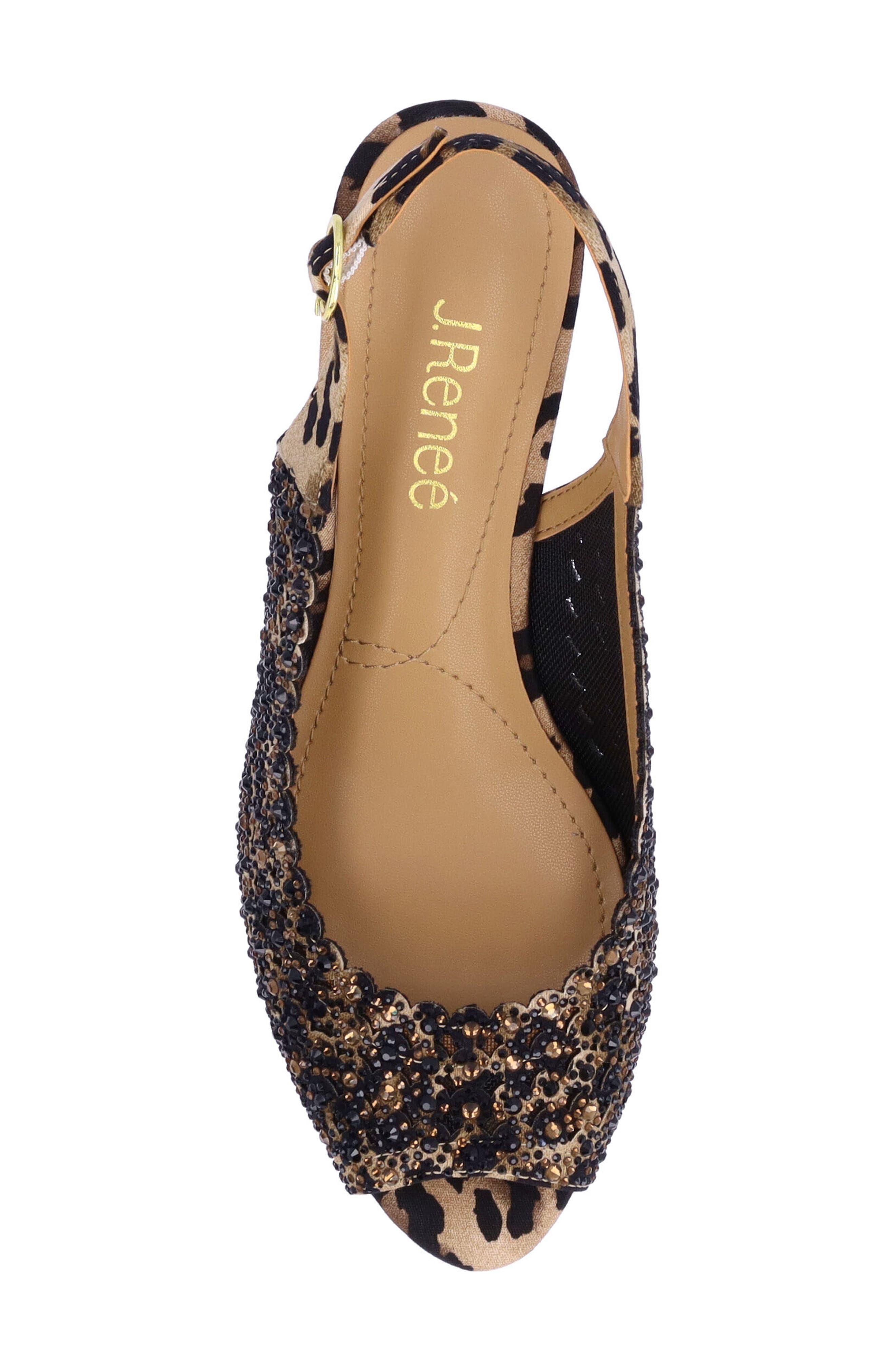 Malorie Slingback Wedge Sandal, Alternate, color, BROWN/ BLACK