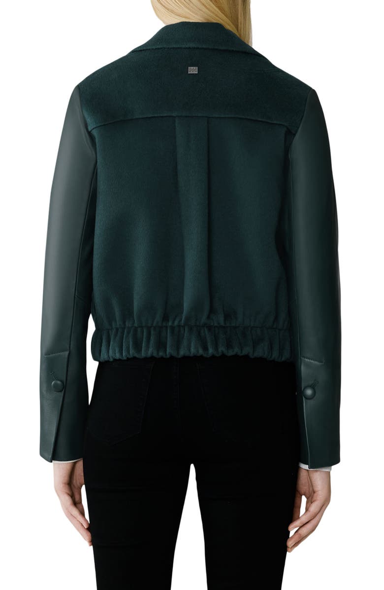 Soia & Kyo Alesse Single Breasted Wool Blend Jacket, Alternate, color, Midnight Forest