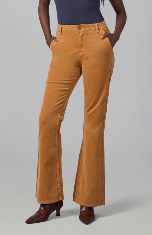 Lola Jeans Alice High Rise Flare Jeans In Brown