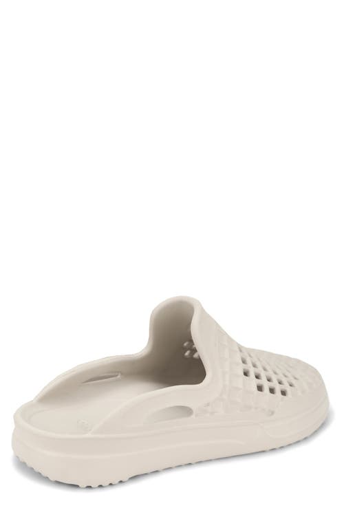 Lusso Cloud Scenario Perforated Clog In Bone White