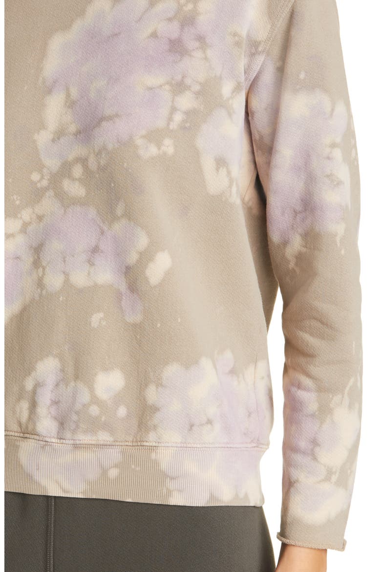 Tie Dye Sweatshirt, Alternate, color, TAUPE LILAC TIE DYE