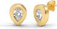 Mazin Jewels Pear Studs