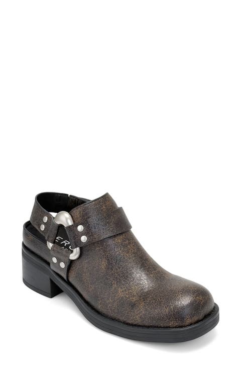 Maya Faux Leather Slingback Bootie