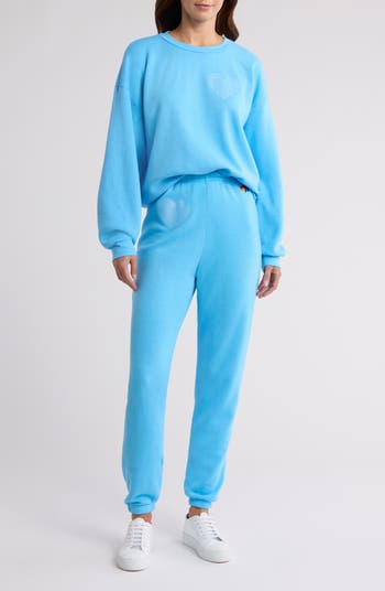 Aviator Nation Glitter Heart Sweatpants | Nordstrom