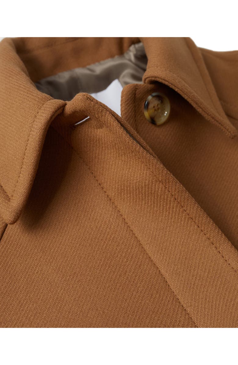 MANGO Oversize Wool Blend Belted Coat, Alternate, color, 