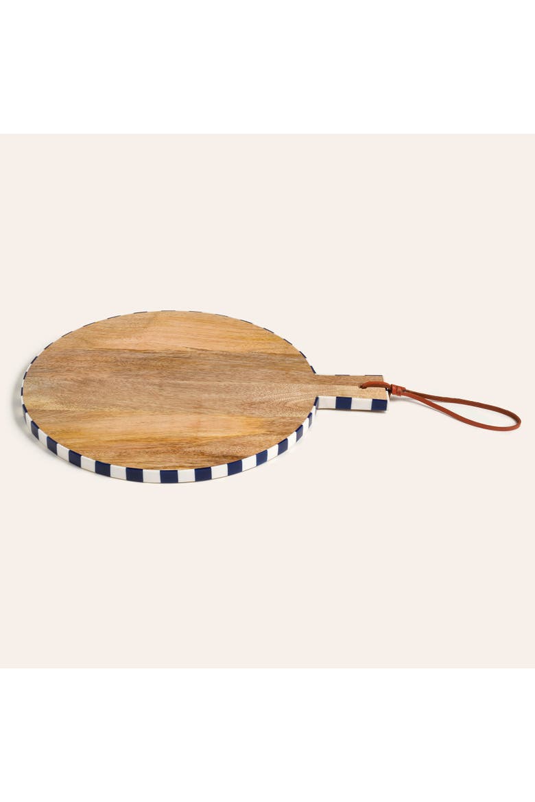 Nohar Wood Serving Board 15.5" Entertaining Artisan, Alternate, color, Blue