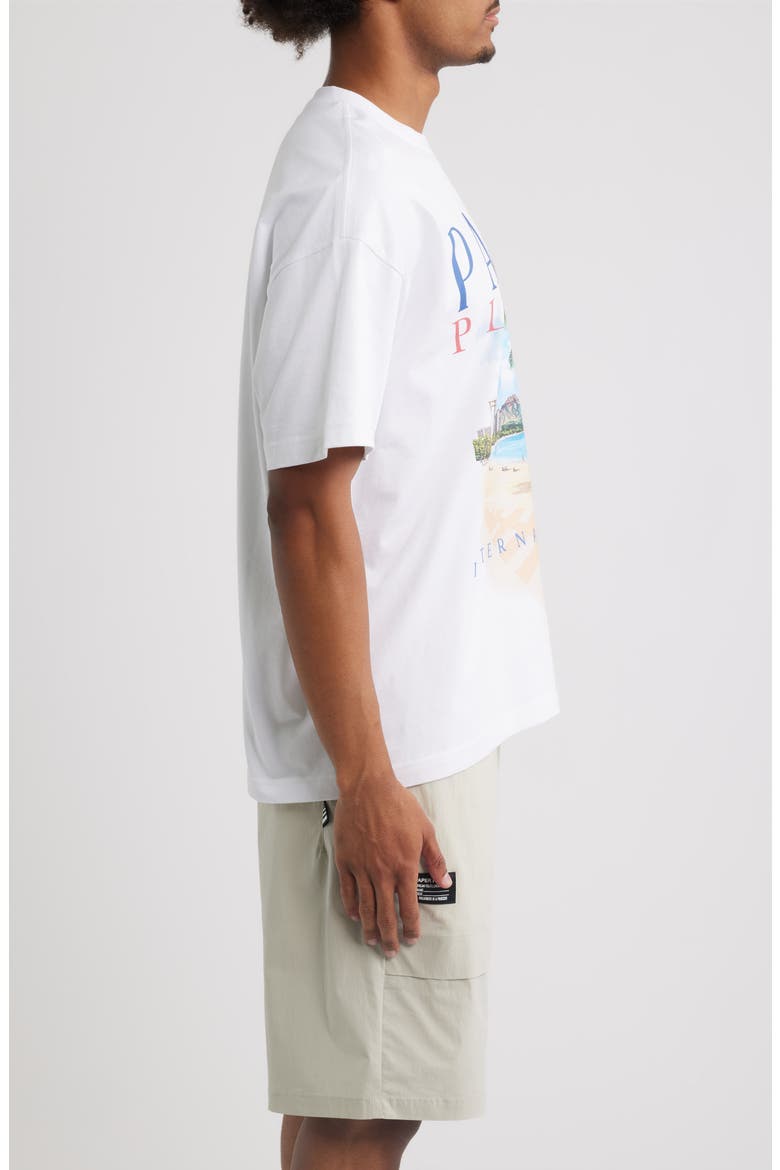 Hawaii Beach Graphic T-Shirt, Alternate, color, WHITE