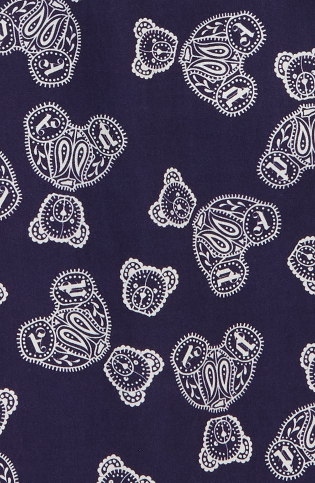 Palm Angels Kids' Palm Angels Bear Print Cotton Chino Shorts ...