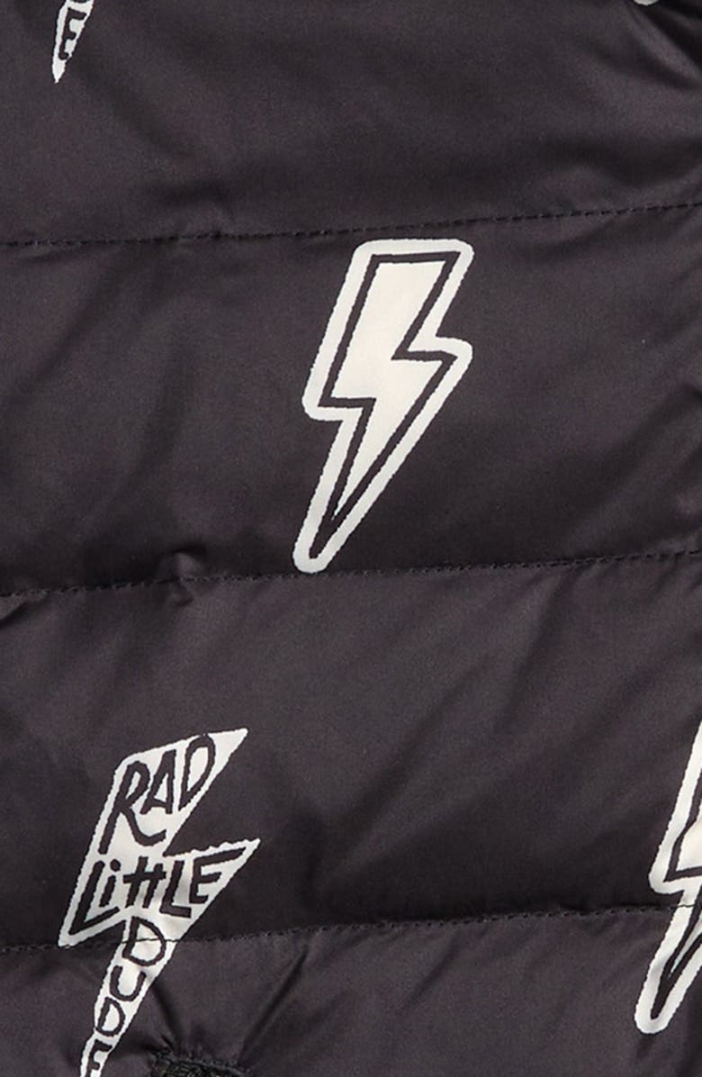 CALONIE Kids' Blake Reversible Down Puffer Jacket, Alternate, color, Black