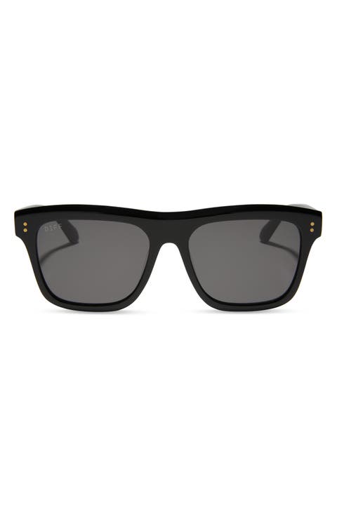 Sammy 54mm Polarized Square Sunglasses