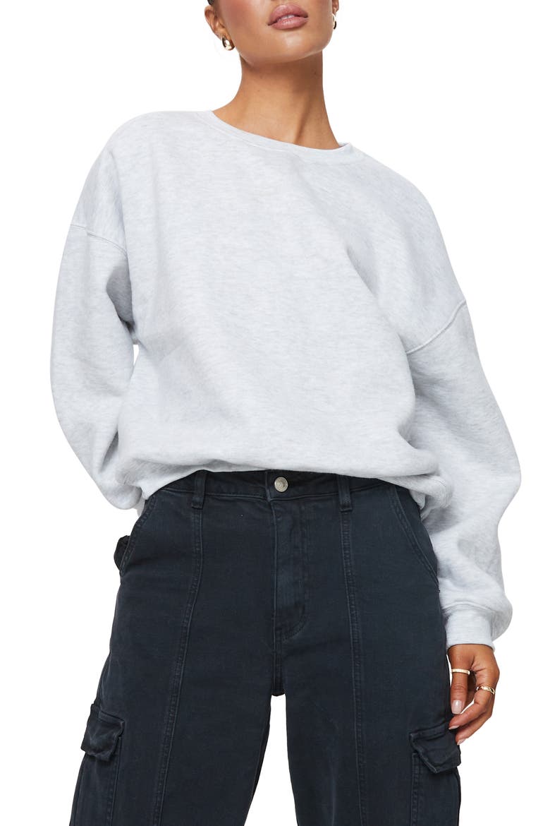 Crewneck Sweatshirt, Main, color, GREY
