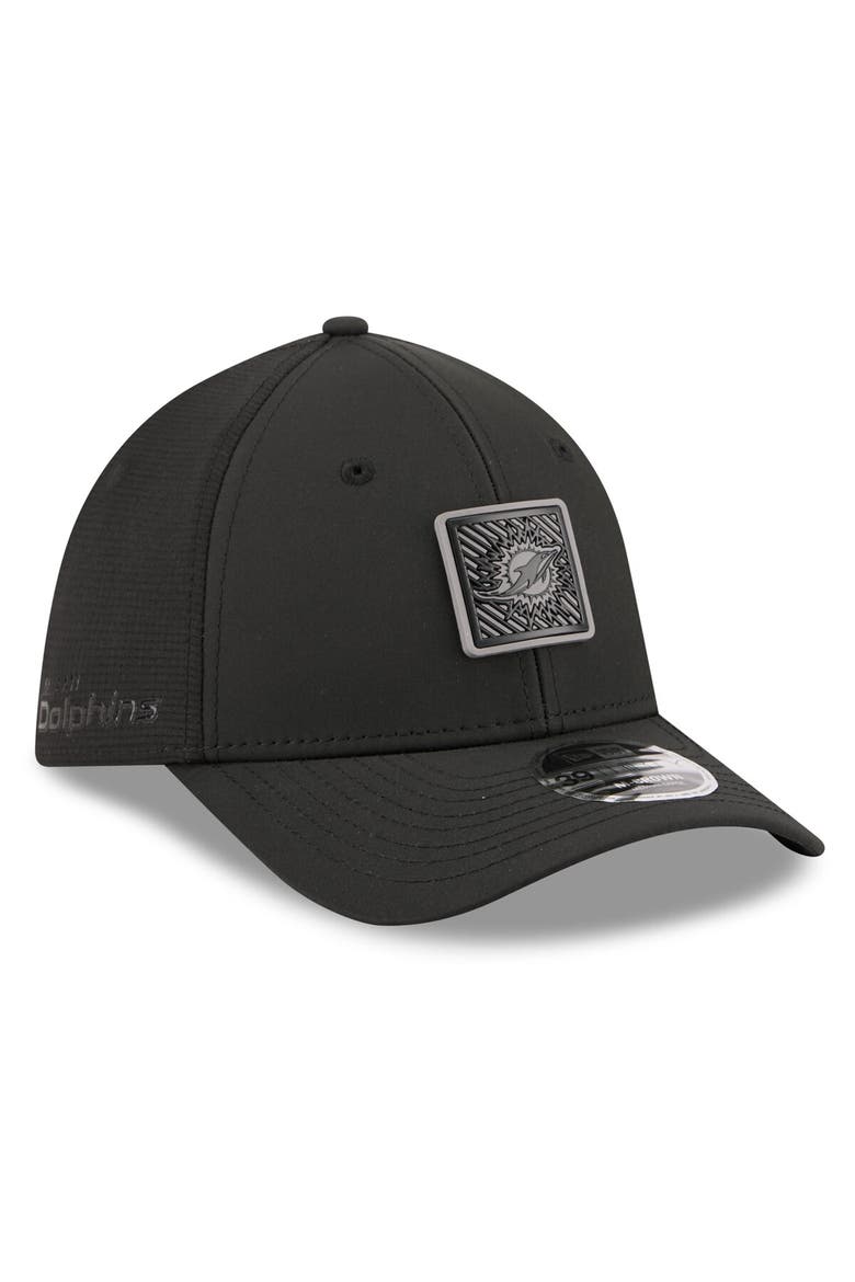 Men's New Era  Black Miami Dolphins 2026 NFL Training Camp 39THIRTY Flex Hat, Main, color, Black