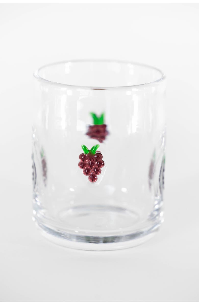 Jeanne Fitz Assorted Fruits Icon Glasses, Set of 4, Alternate, color, Multi