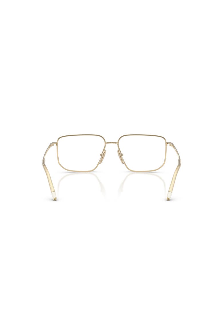 53mm Rectangle optical glasses, Alternate, color, Gold