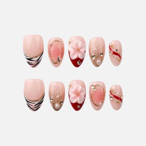 Crimson Charm - Nail Set
