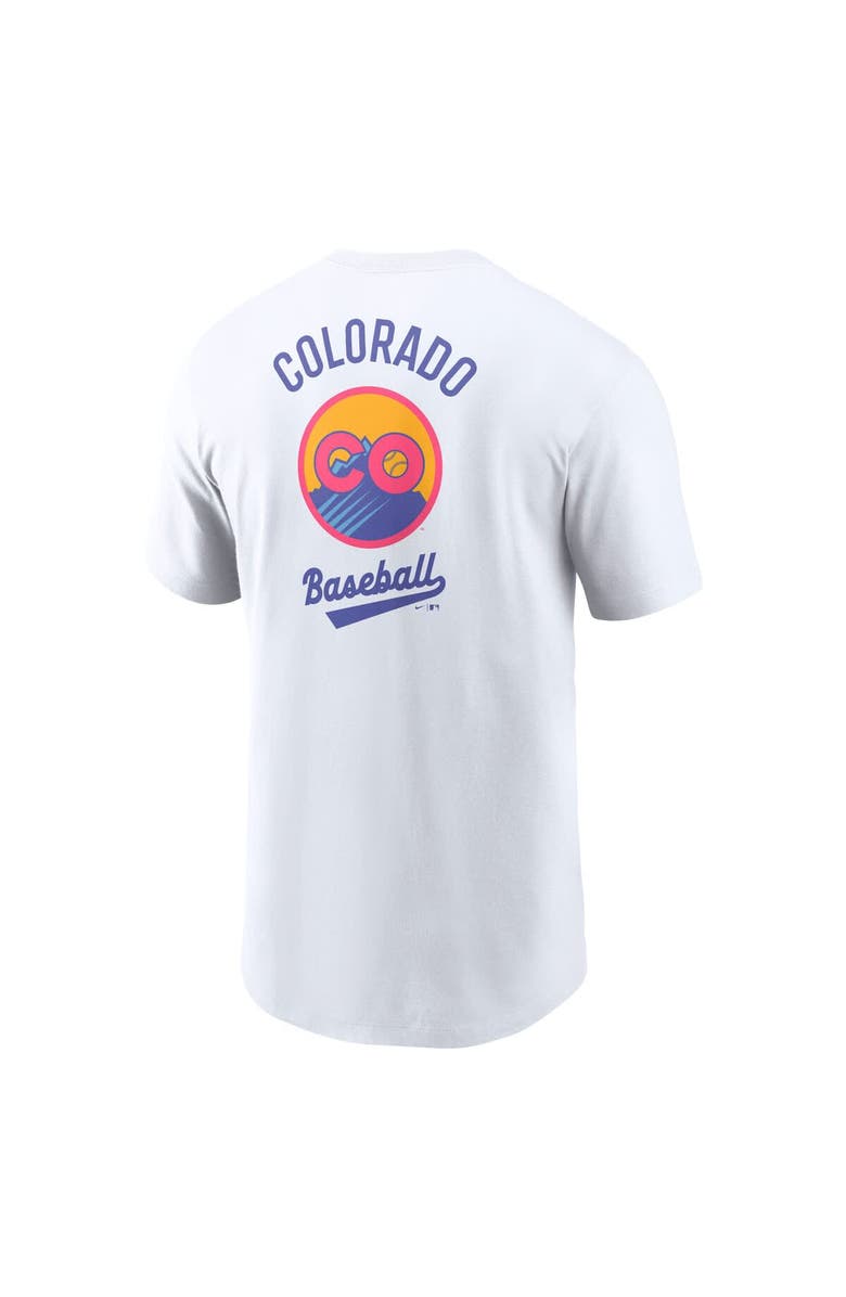 Nike Men's Nike White Colorado Rockies 2025 City Connect Graphic T-Shirt, Alternate, color, White