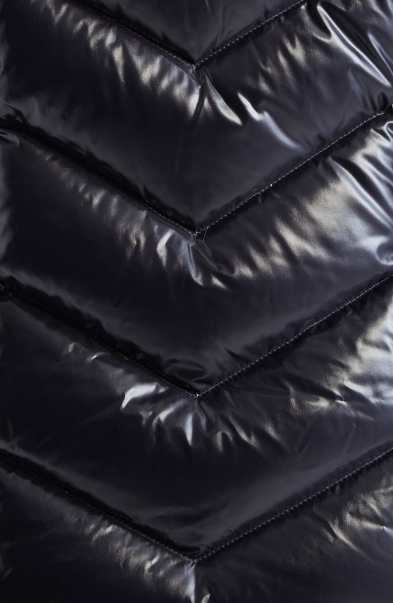 Moncler Fulmarus Hooded Down Puffer Jacket with Removable Faux Fur Trim, Alternate, color, Black