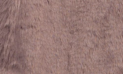 Save The Duck Kids' Floral Faux Fur Hooded Jacket In Brown