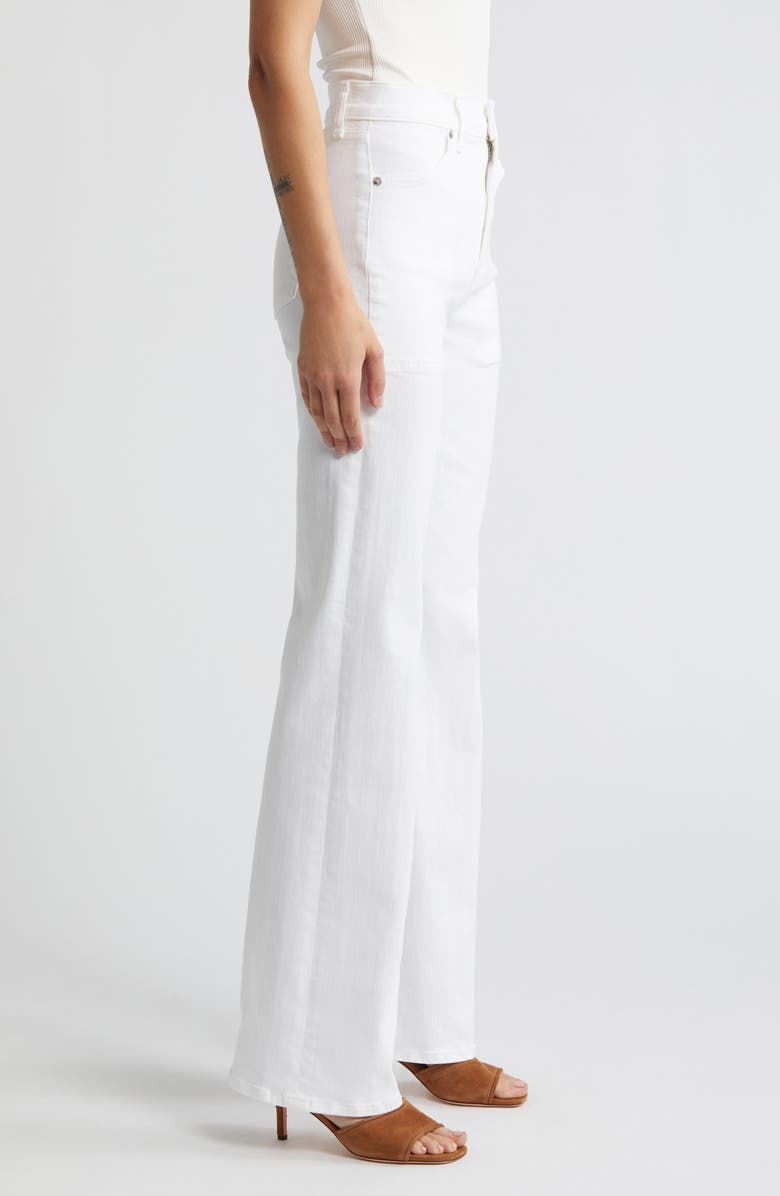 Veronica Beard Crosbie Wide Leg Jeans, Alternate, color, White