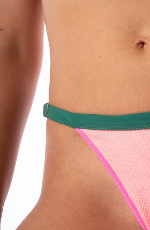 Maaji Islandia Reversible Bikini Bottoms In Pink