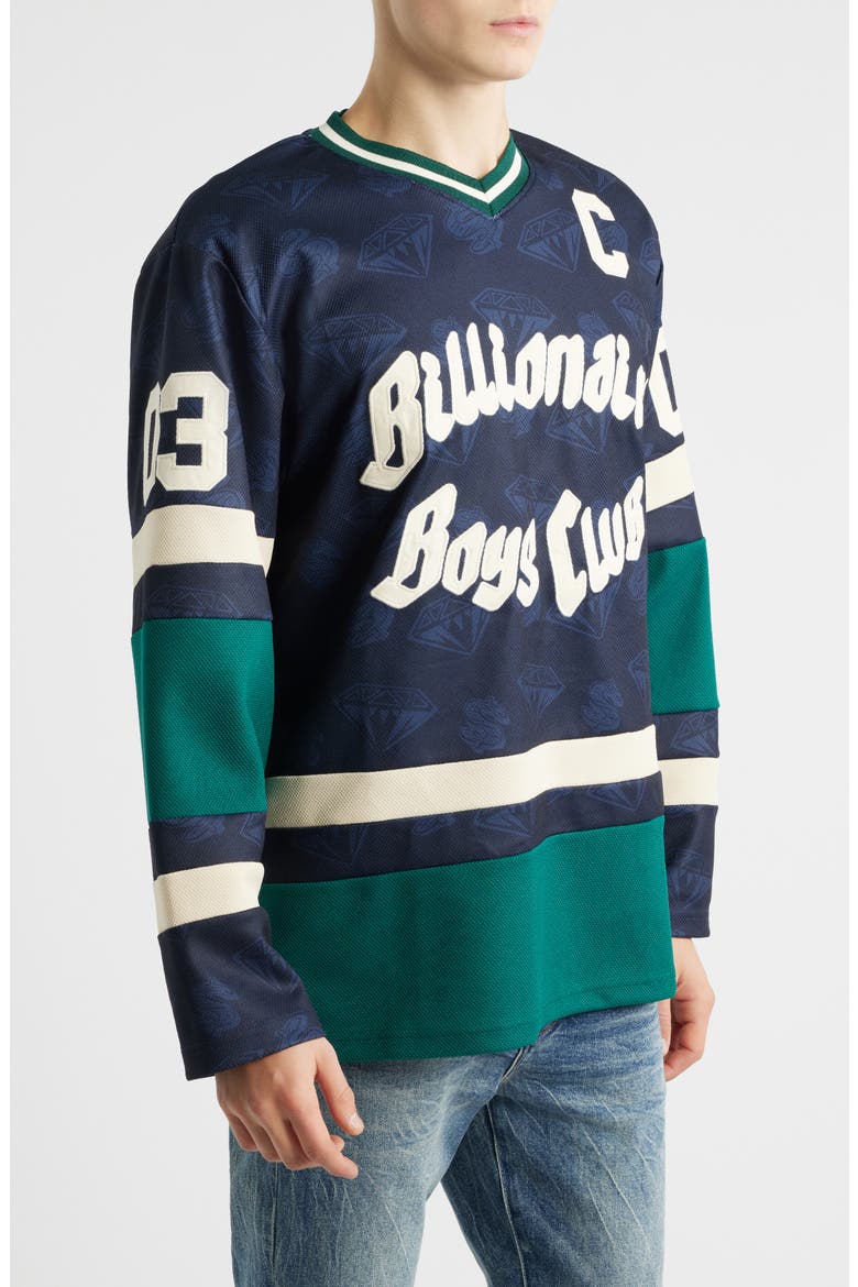 Celsius Jersey Knit Pullover, Alternate, color, NAVY BLAZER