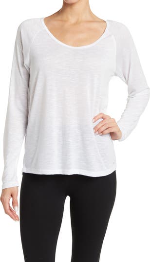 MARIKA Flow Long Sleeve Back Cutout Top | Nordstromrack