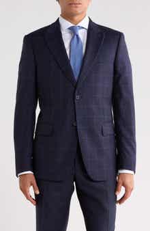 Windowpane Wool Sport Coat